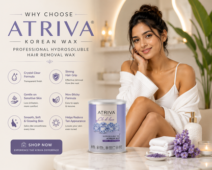 Atriva Professional Korean Hydrosoluble Wax (Cream Wax) – Multi-Area Hair Removal Wax