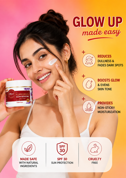 ATRIVA Kumkumadi Glow Boosting Day Cream with SPF 30 (60ml)