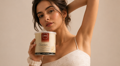 Atriva White Chocolate Hydrosoluble Wax (Cream) – Removes Hair from Root, Reduces Tan (800ml)