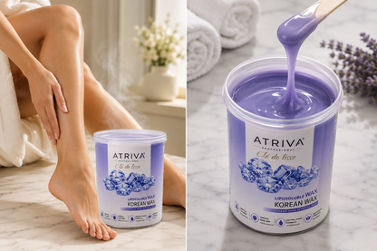 Atriva Professional Korean Oil Wax – Crystal Clear Liposoluble Wax for Painless Hair Removal (800ml)