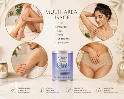 Atriva Professional Korean Hydrosoluble Wax (Cream Wax) – Multi-Area Hair Removal Wax