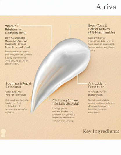 ATRIVA Vitamin - C Day Brightening & Glow Cream