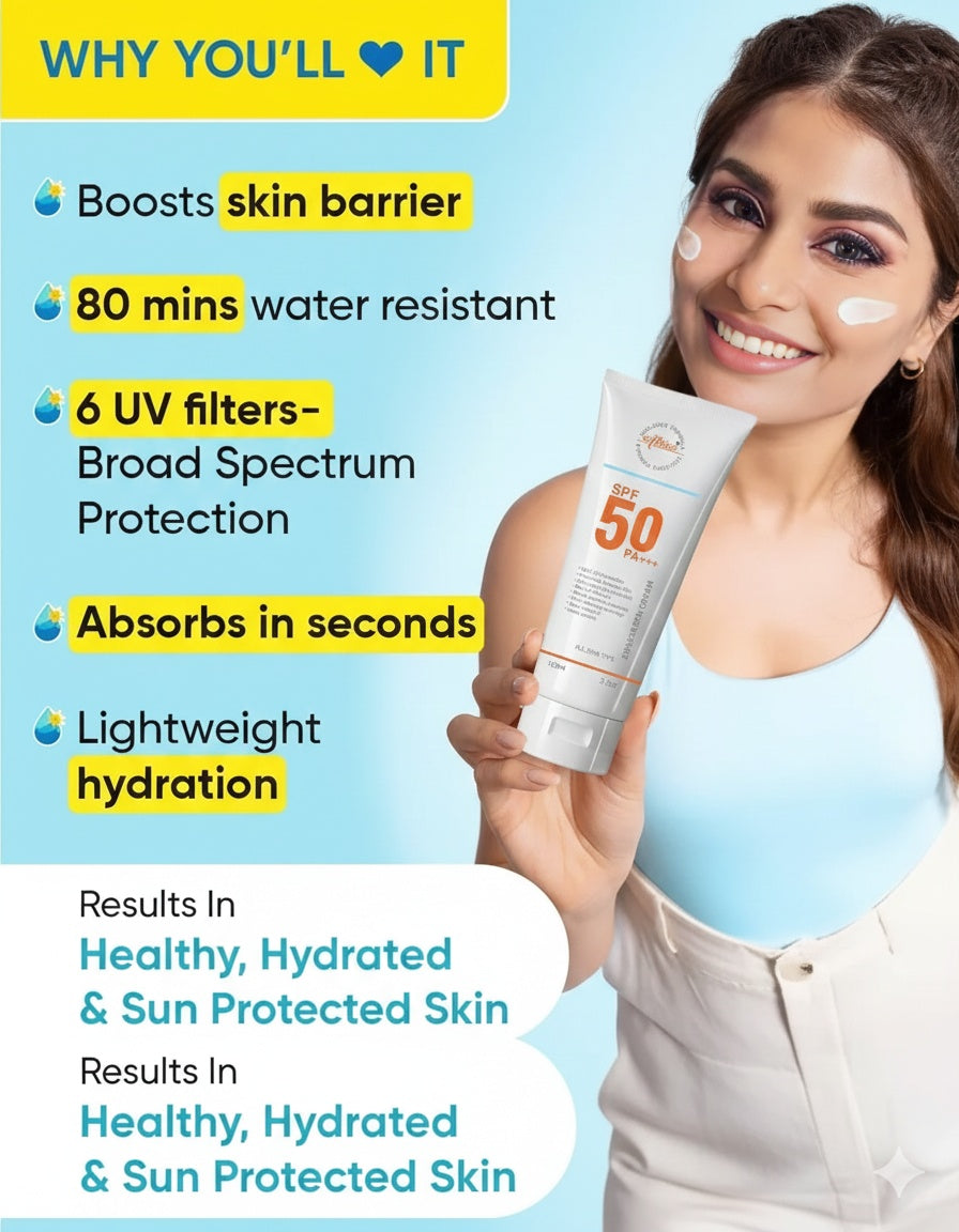 ATRIVA SPF 50 PA+++ Sunscreen Cream