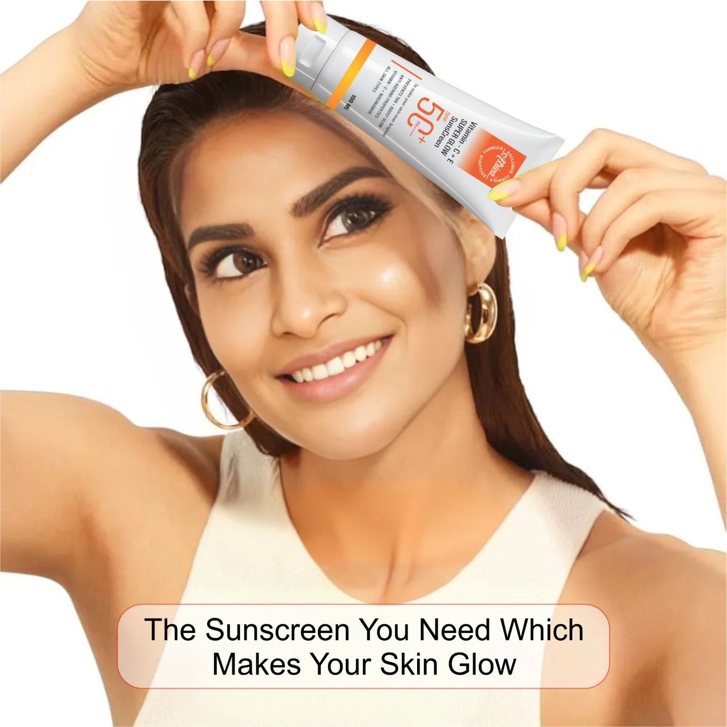 ATRIVA Vitamin C + E Super Glow Sunscreen SPF 50+ PA++++ – 100ml