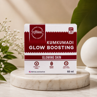 ATRIVA Kumkumadi Glow Boosting Day Cream with SPF 30 (60ml)