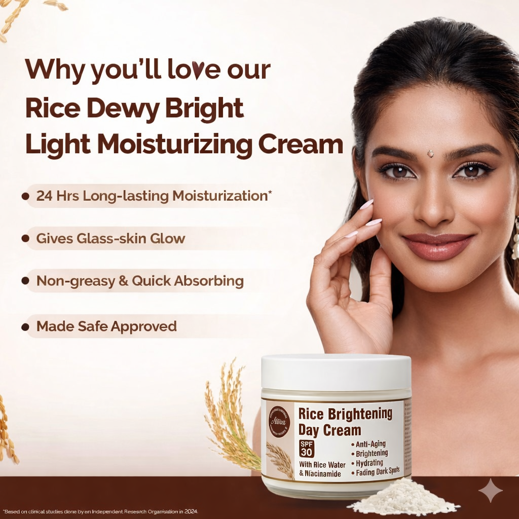 ATRIVA Rice Brightening Day Cream With SPF 30